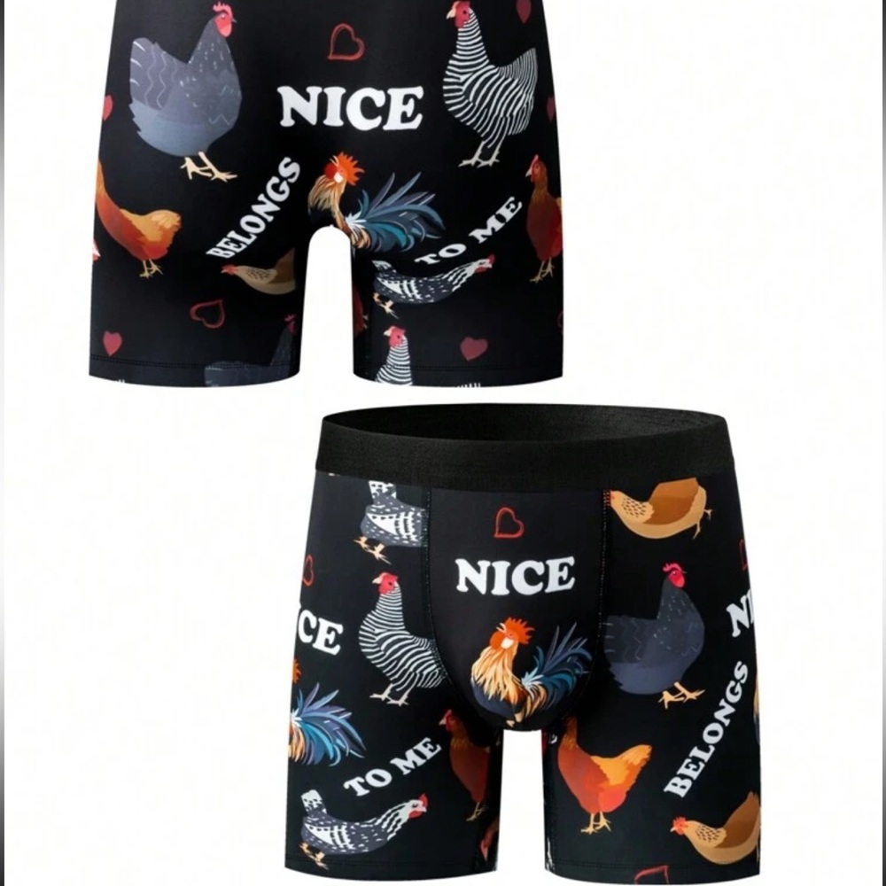 ๐ชท "Nice ๐ Belongs to Me" Funny Boxer Briefs - Picture 4 of 7